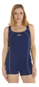 Malla Natacion Entera Cn Short Mujer Anticloro Heracles 5101