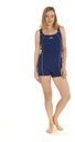 Malla Natacion Entera Cn Short Mujer Anticloro Heracles 5101