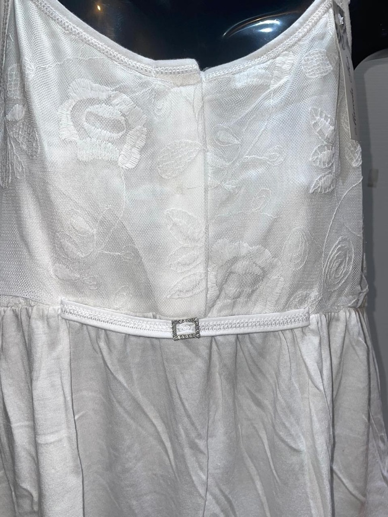 Camison Solero Breteles Verano Algodon Marcela Ferz 827321