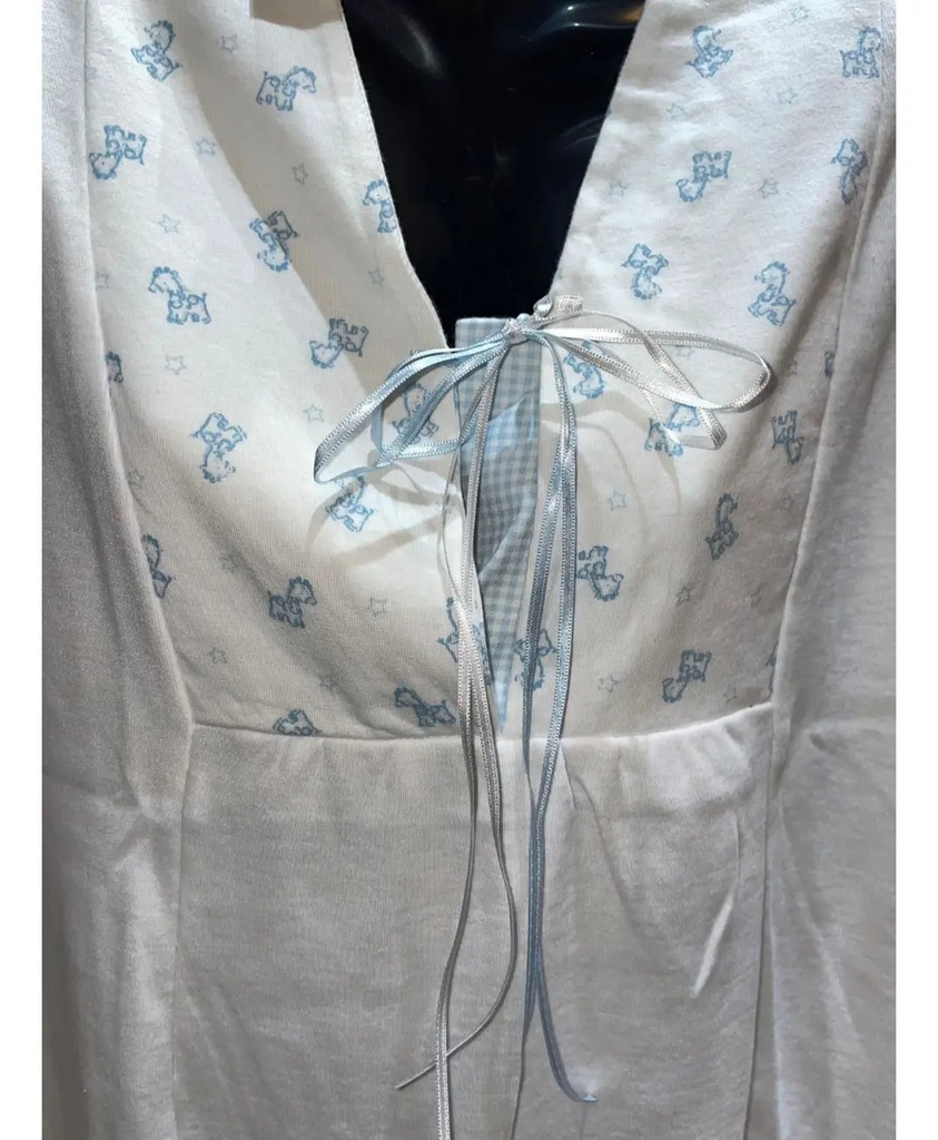 Pijama Manga Corta Con Capri Algodon Ferz 828190