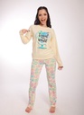 Pijama Nena Niña De Algodon Estampado Travel Mumi Dolls 5128