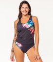 Tankini Musculosa + Bombacha Malla Deportiva Bianca 26245
