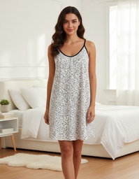 Camison Solero Breteles Verano Algodon Marcela Ferz 827178