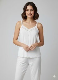 Pijama Musculosa Solera Con Capri Algodon Ferz 828141