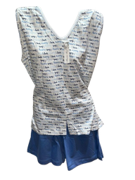 [FER828324BLA3] Pijama Musculosa Verano Algodon Ferz 828324