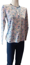 Pijama Manga Larga Algodon Invierno Ferz 828431