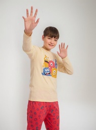 Pijama Nene Varon Niño Algodon Invierno Mumi Dolls 8014